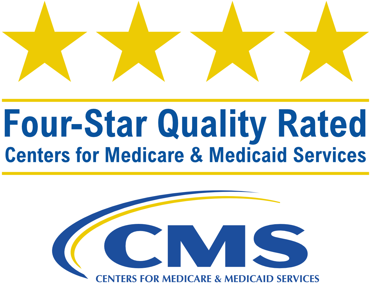 CMS 4-star rating badge