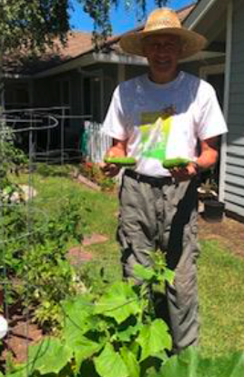 Steve White gardening