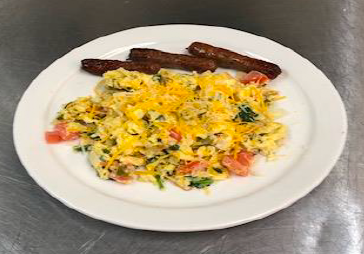 Scrambled Eggs And Sausage