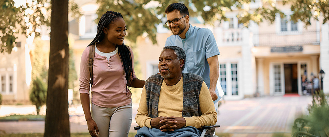 three family members coping with guilt