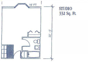 Studio floor plan