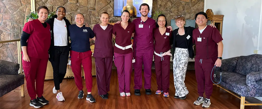 The rehab therapist team at Lowry Hills