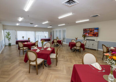 The dining room of Oak Ridge