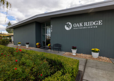 The front doors to Oak Ridge