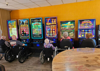 Residents gambling at Elm Crest