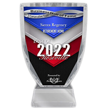 Sierra Regency Best Retirement home in Roseville Award