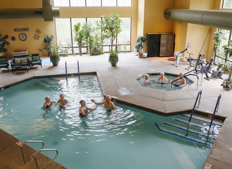 Independent living in Roseville, CA Swimming