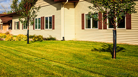 Front driveway and entry of the Douglas Care Center facility