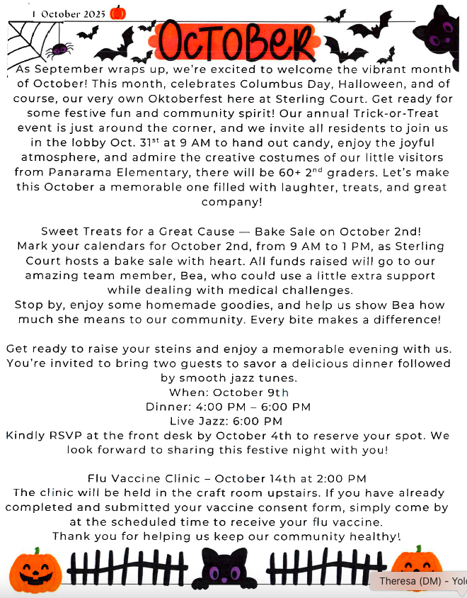 Newsletter pg 1