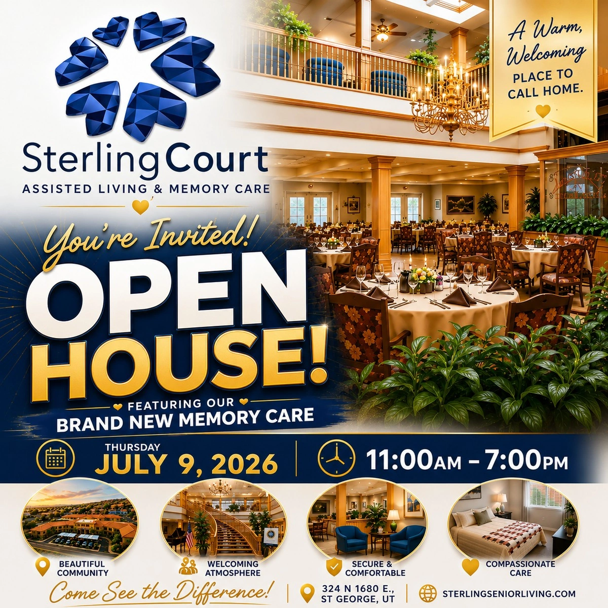 Sterling Court Open House Invitation
