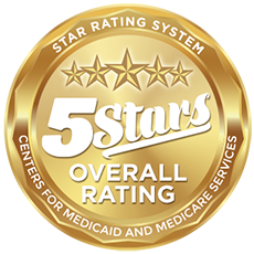 5 star overall rating by CMS
