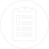 Outlined Cartoon Drawing of a Check list