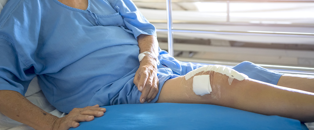 A Senior Receiving Medical attention