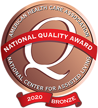 2020 bronze award from the AHCA