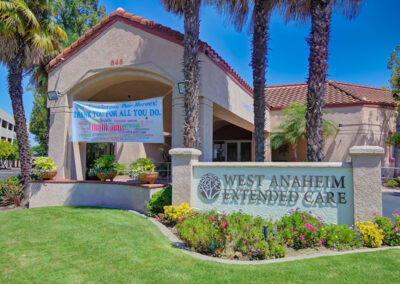 Beach Creek Post-Acute entrance to the community.