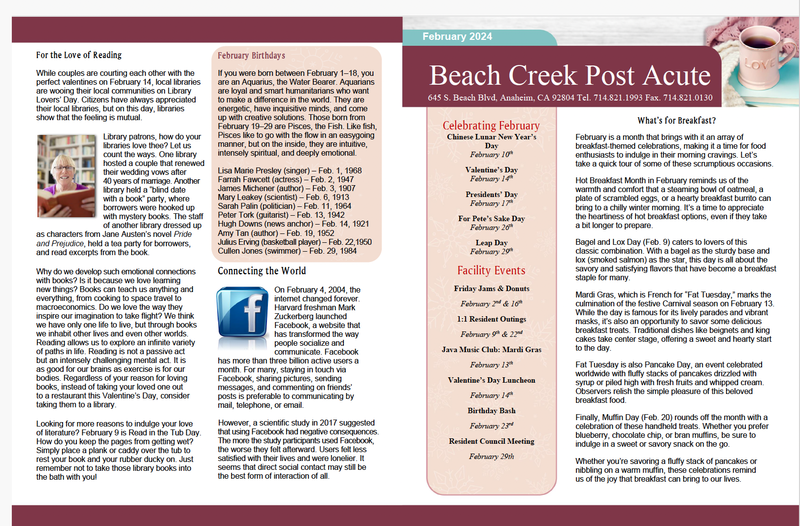 Nursing Home Activities | Beach Creek Post-Acute | Anaheim, CA