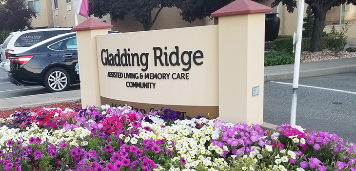 gladding-ridge-730x350-42 Gladding Ridge monument sign and colorful flowers