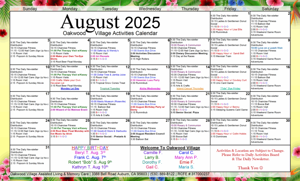 AL Calendar