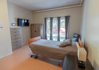 A private resident room at Los Banos