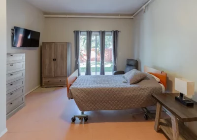 A private resident room at Los Banos