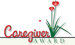 caregiver award button