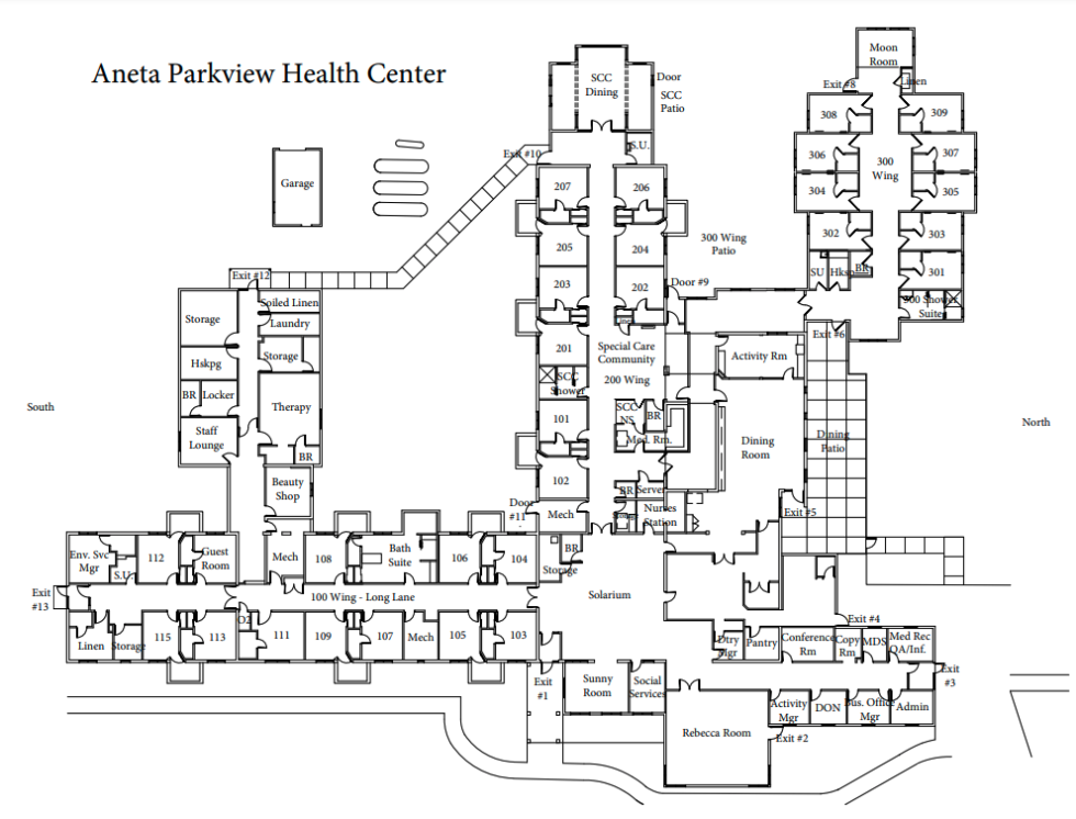 Community Floor Plans Parkview Health Center